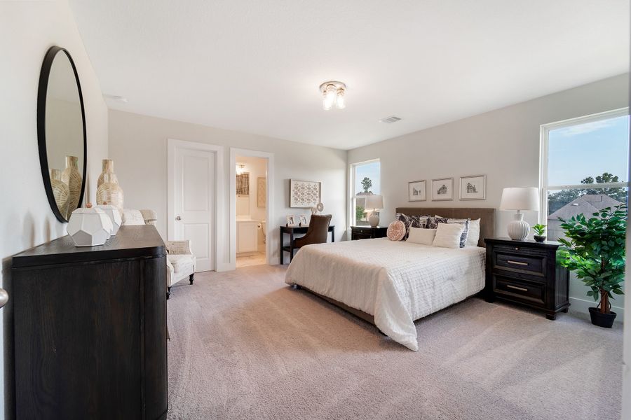 Furnished interior in a model home at Glen Oaks in Magnolia (Image 33). Furnished interior in a model home at Glen Oaks in Magnolia (Image 33).