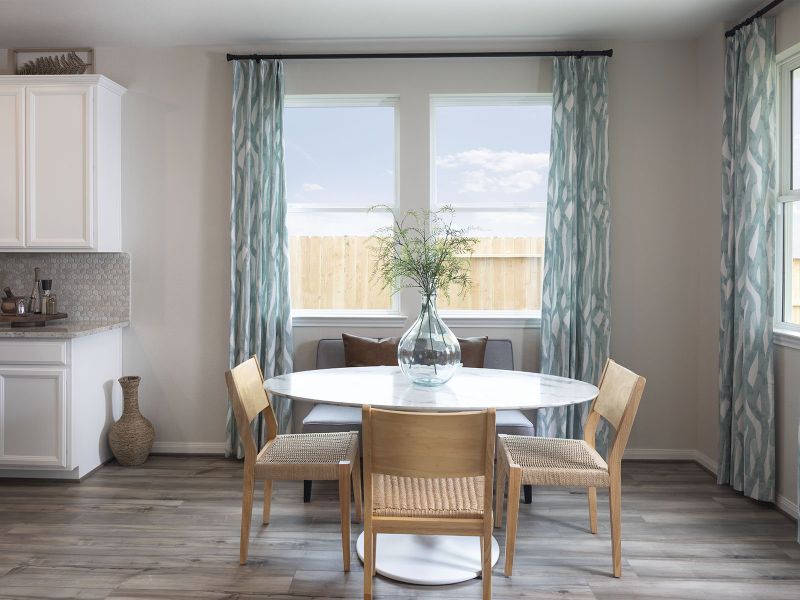 Furnished interior in a model home at Cole Creek Crossing in Houston (Image 6). Furnished interior in a model home at Cole Creek Crossing in Houston (Image 6).