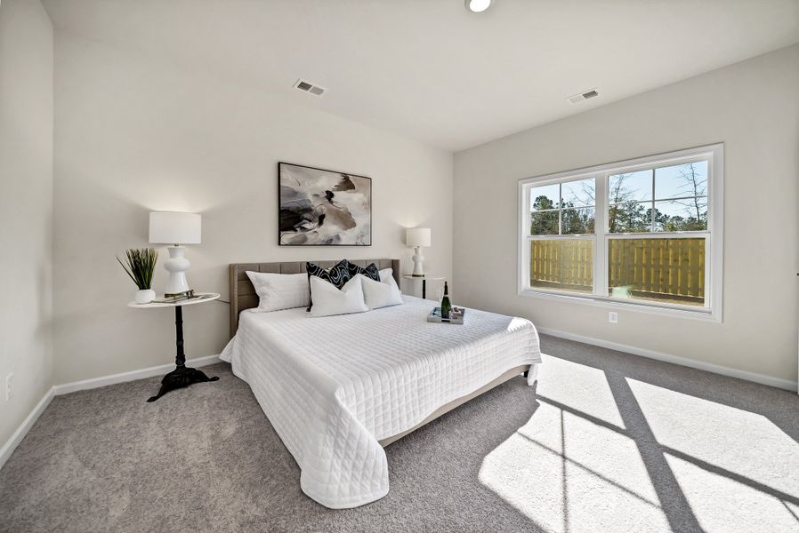 Furnished interior in a model home at Portrait Hills in Aiken (Image 71).