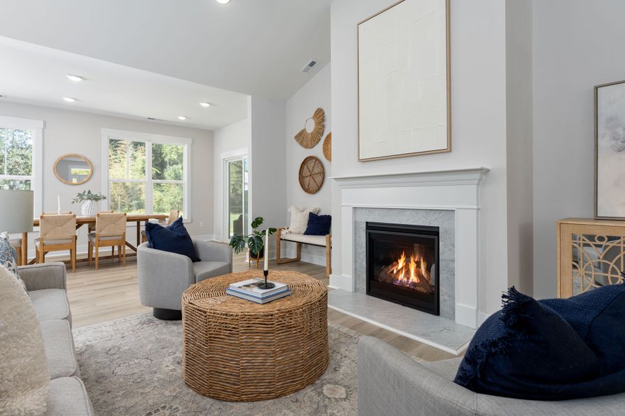 Furnished interior in a model home at The Bluffs at Lake Waccamaw in Lake Waccamaw (Image 8).