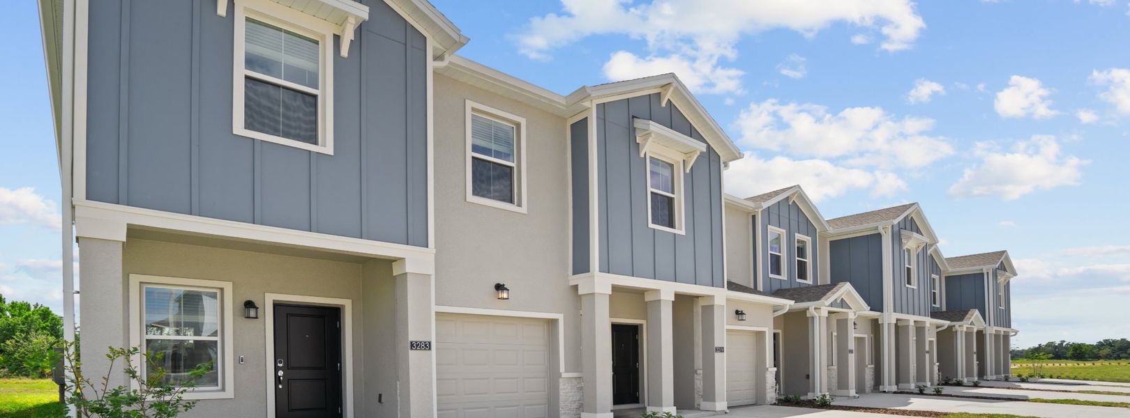 Wellness Ridge Overlook Townhomes streetscape