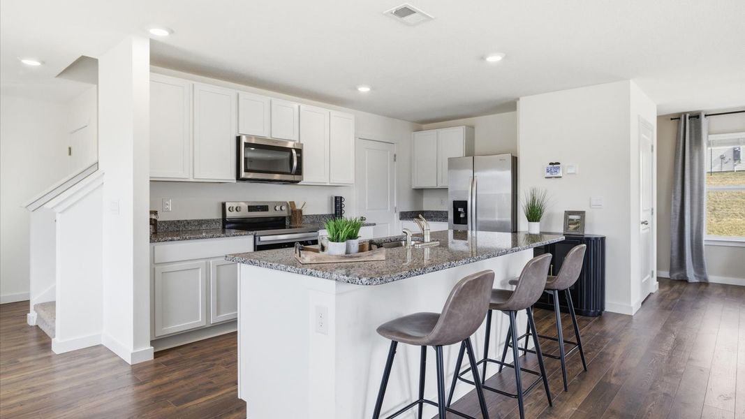 Furnished interior in a model home at Belhaven in Knoxville (Image 9).