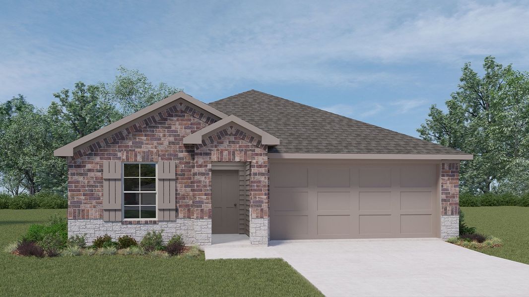 Front exterior of a home in the Bridges Mill community, located in Corpus Christi, TX (Image 16).