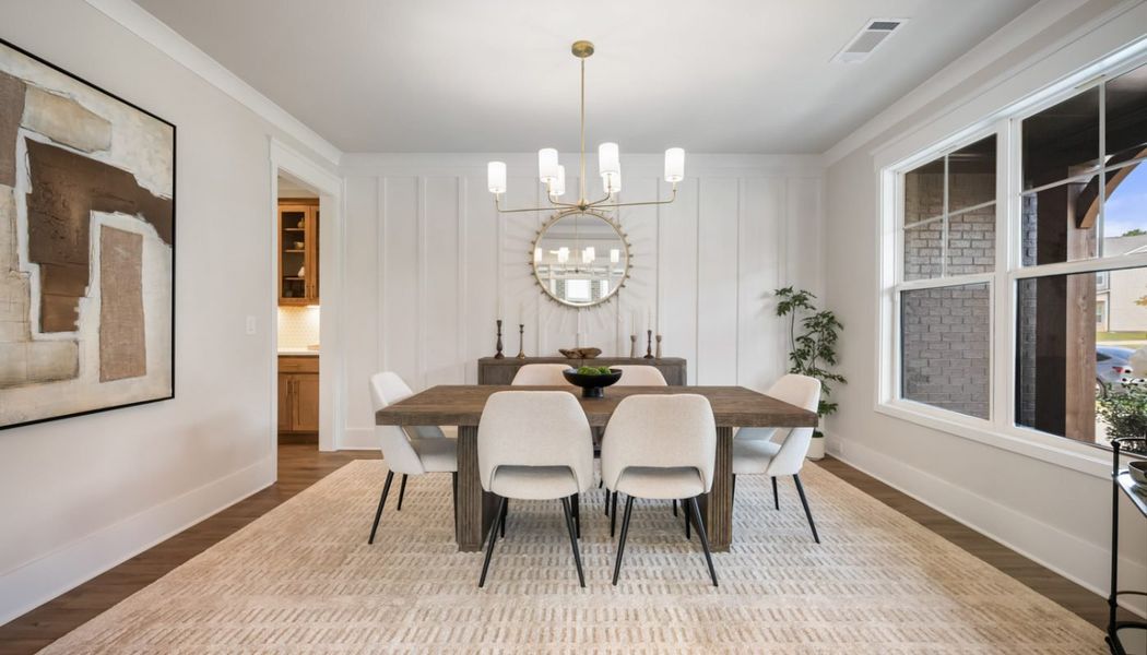 Furnished interior in a model home at Ponderosa Farms Manor in Gainesville (Image 6). Furnished interior in a model home at Ponderosa Farms Manor in Gainesville (Image 6).