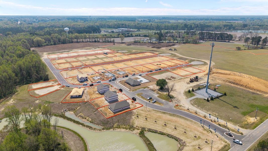 Site preparation and early development at Bynum Farms in Farmville, NC (Image 22).
