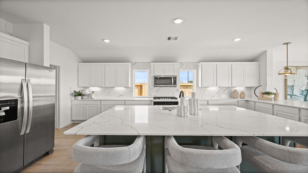 Furnished interior in a model home at Riverside Estates in Mont Belvieu (Image 24).