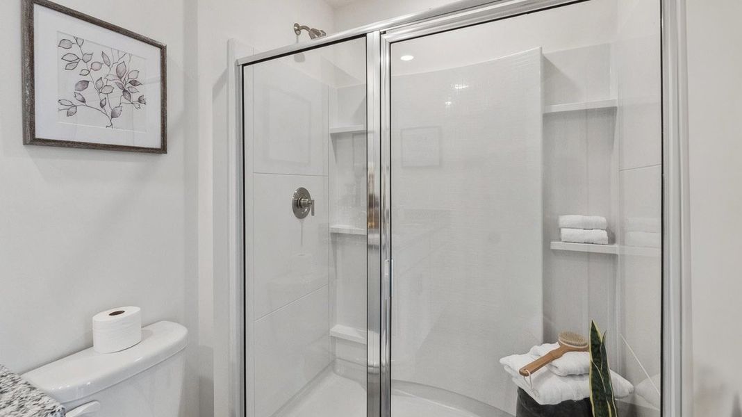 Furnished interior in a model home at Saint Marc's in Powell (Image 12).