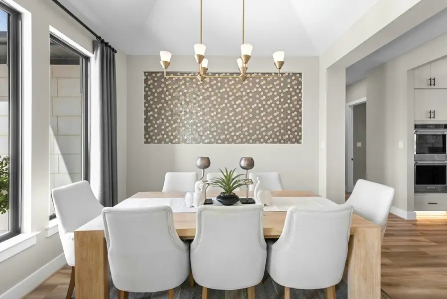 Furnished interior in a model home at Leander Estates in Leander (Image 4).