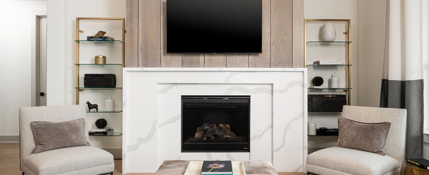 Furnished interior in a model home at The Estates at La Cima in San Marcos (Image 4). Furnished interior in a model home at The Estates at La Cima in San Marcos (Image 4).