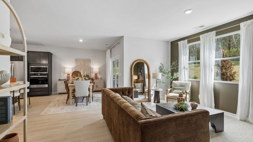Furnished interior in a model home at Reserve at Hickory Ridge in Columbia (Image 39).