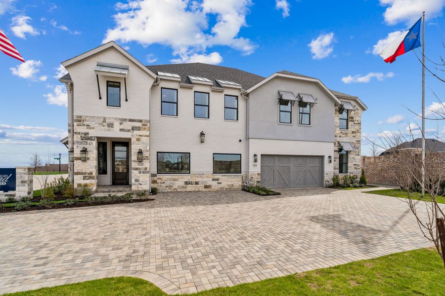 Mustang Lakes Villas Model Exterior – Celina TX Luxury Townhome