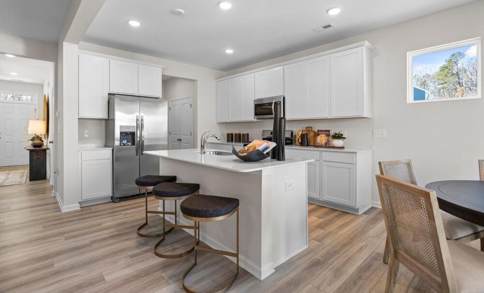 Furnished interior in a model home at Chandler Ridge in McLeansville (Image 10).