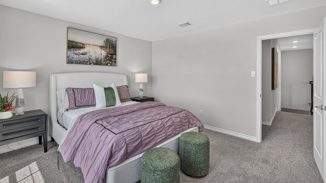 Furnished interior in a model home at Windchime in Celina (Image 26). Furnished interior in a model home at Windchime in Celina (Image 26).