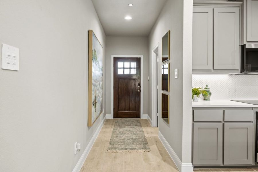 Furnished interior in a model home at Sereno Oaks at Buckner Terrace in Dallas (Image 4).