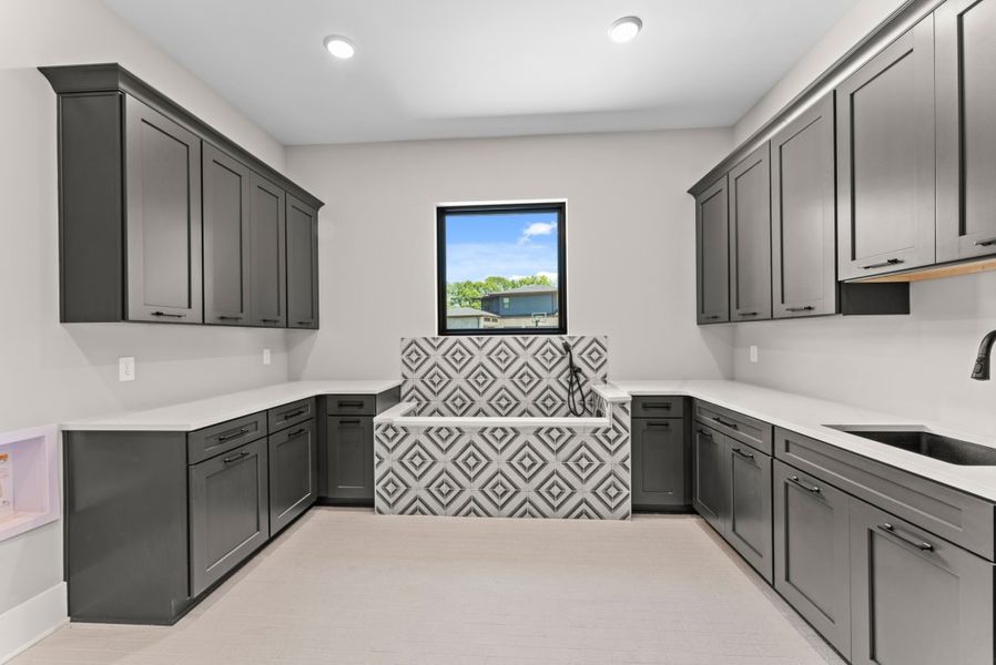 Furnished interior in a model home at The Hills in Thompson's Station (Image 8).
