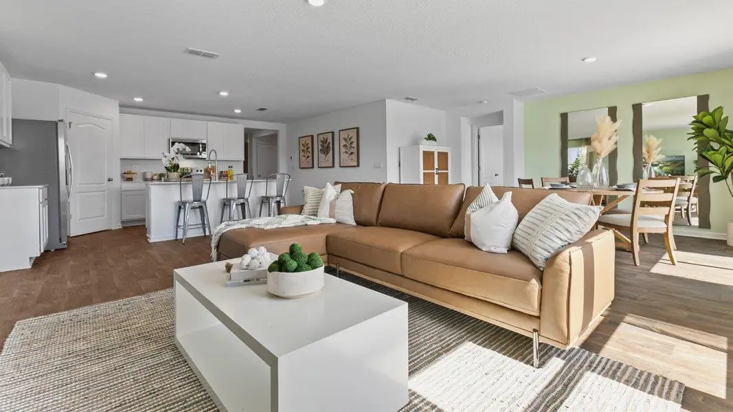 Furnished interior in a model home at Canopy Oaks in Kingsland (Image 5).
