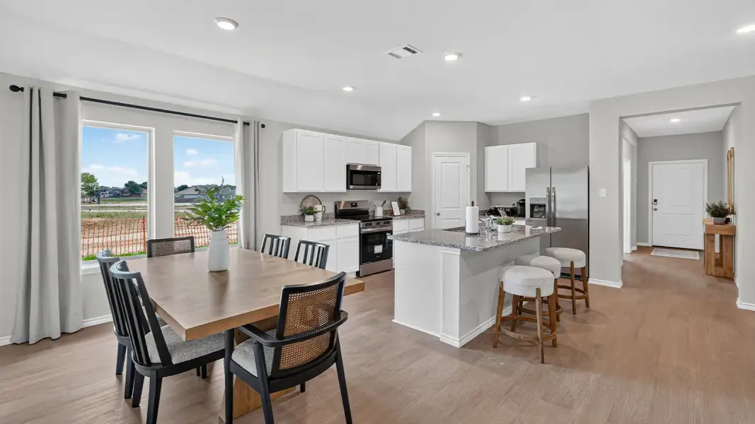 Furnished interior in a model home at Boardwalk in Lancaster (Image 4).