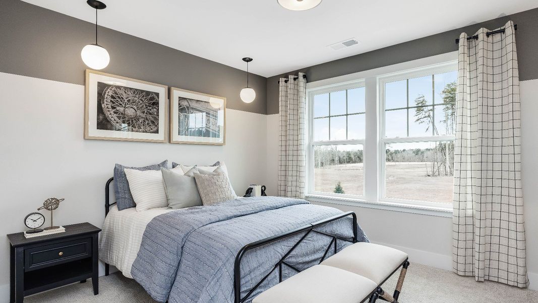Furnished interior in a model home at Jasper Landing in Four Oaks (Image 52).
