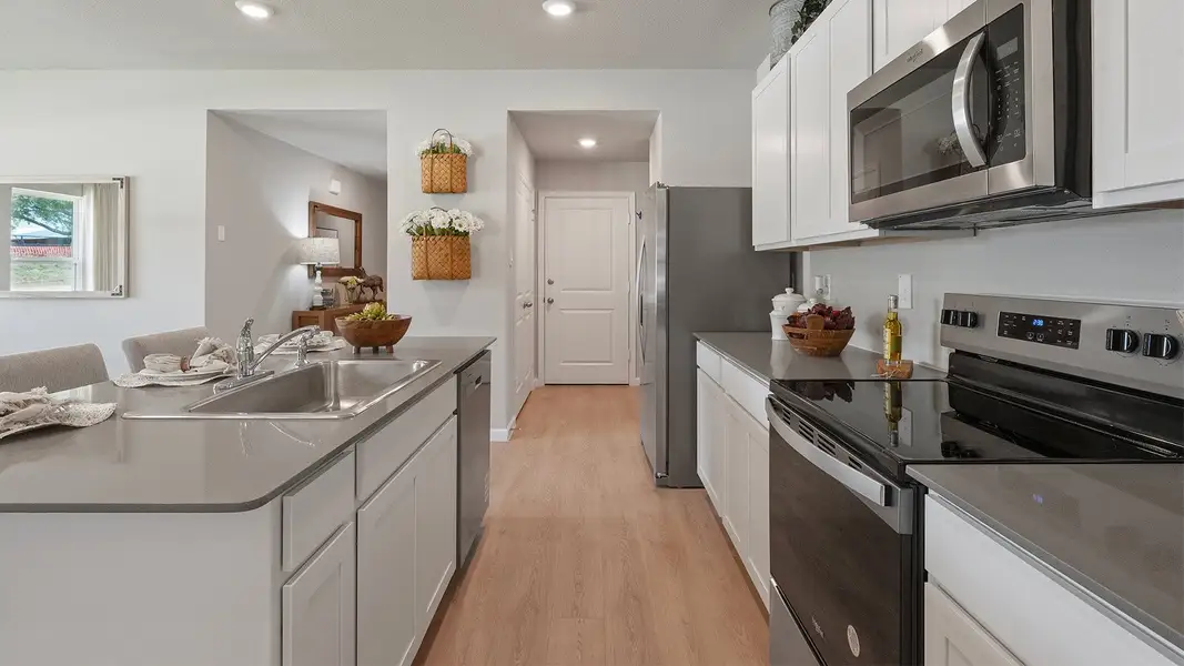 Furnished interior in a model home at Wilkins Valley in Brenham (Image 8).