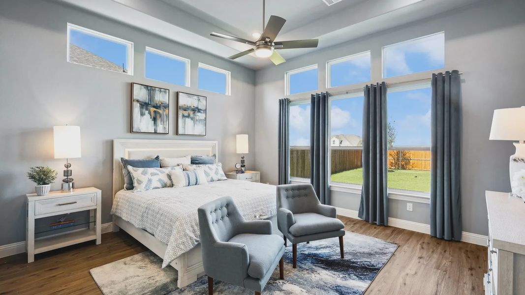 Polished hardwood floors and expansive windows define refined living in Ridge Crossing. Polished hardwood floors and expansive windows define refined living in Ridge Crossing.