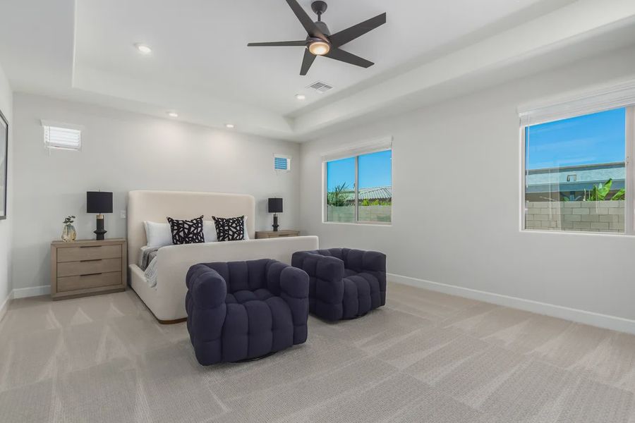 Furnished interior in a model home at Bellero Estates in Queen Creek (Image 55).