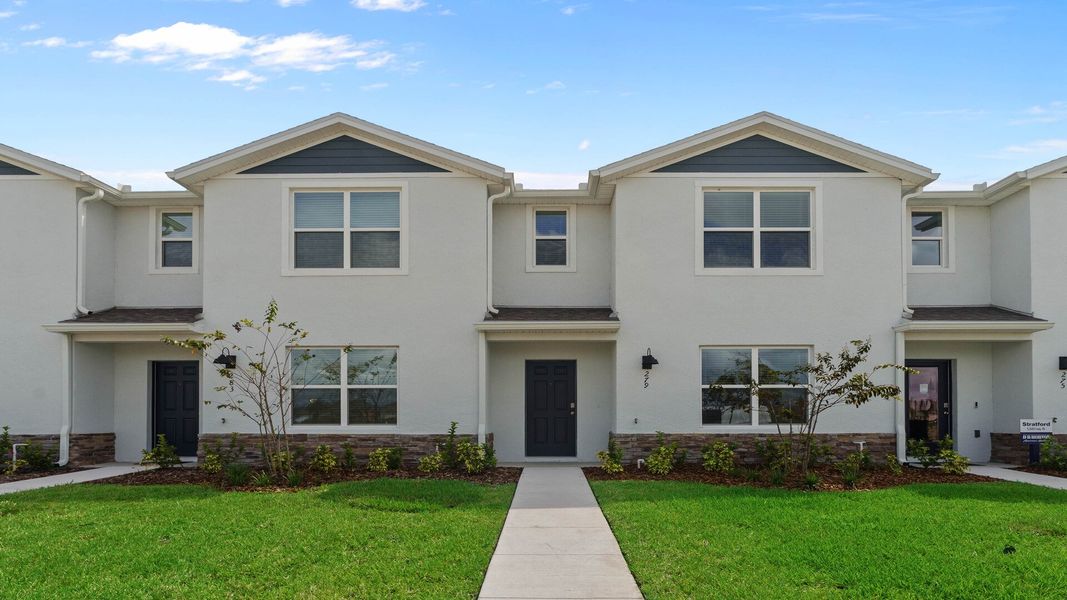 Front exterior of a home in the Kindred community, located in Kissimmee, FL (Image 26).