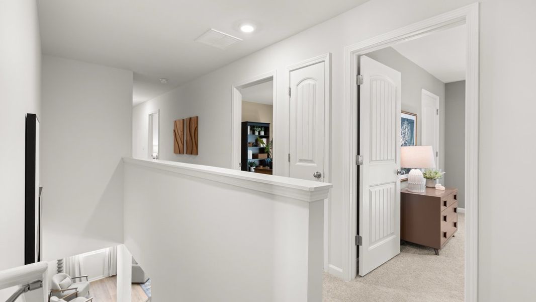 Furnished interior in a model home at Aurora Creek in Dallas (Image 31). Furnished interior in a model home at Aurora Creek in Dallas (Image 31).