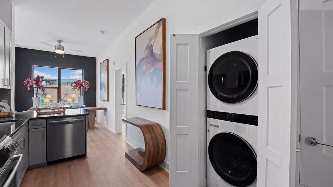 Furnished interior in a model home at Concourse at Mueller in Austin (Image 16).