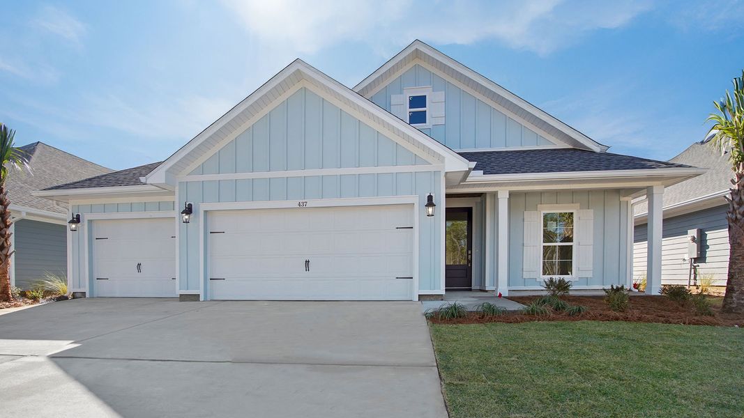 Front exterior of a home in the Breakfast Point East Phase II community, located in Panama City Beach, FL (Image 2). Front exterior of a home in the Breakfast Point East Phase II community, located in Panama City Beach, FL (Image 2).