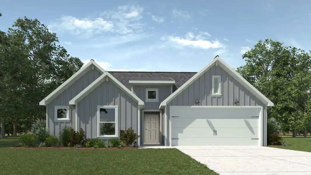 Front exterior of a home in the Harvest Meadows community, located in Holland, TX (Image 4).