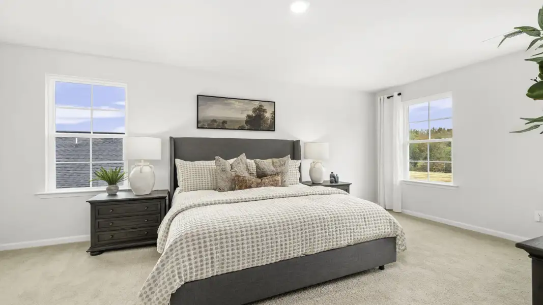 Furnished interior in a model home at Bailey Meadows in Stokesdale (Image 26). Furnished interior in a model home at Bailey Meadows in Stokesdale (Image 26).