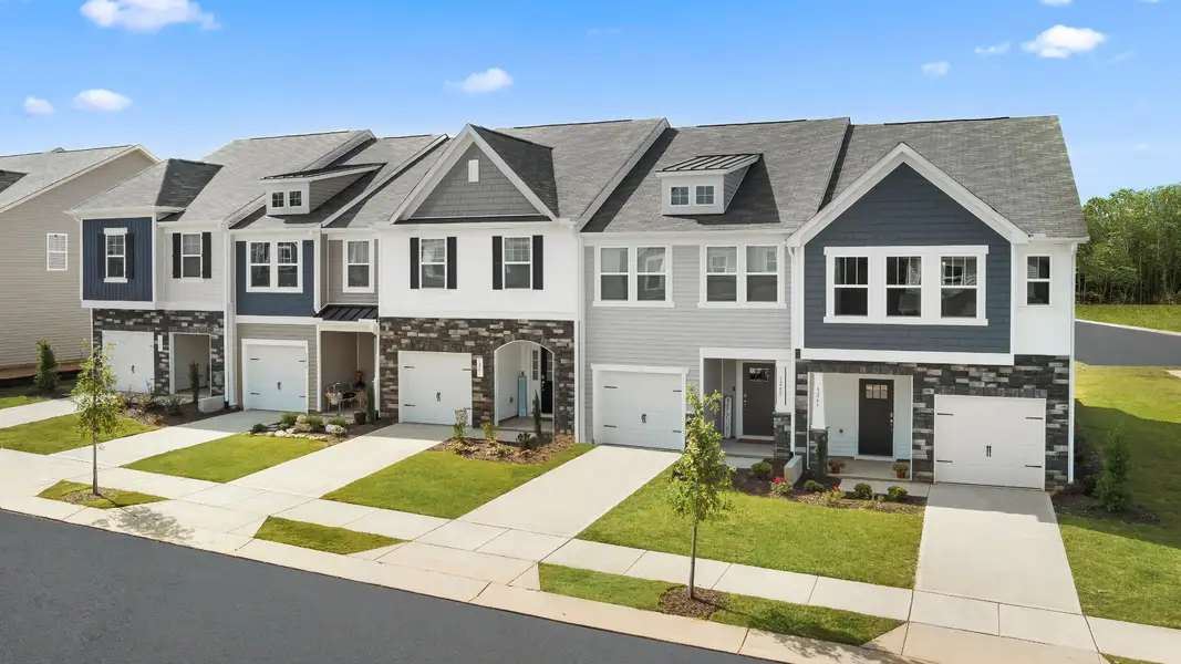 Front exterior of a home in the Essex Townes community, located in Franklinton, NC (Image 2). Front exterior of a home in the Essex Townes community, located in Franklinton, NC (Image 2).