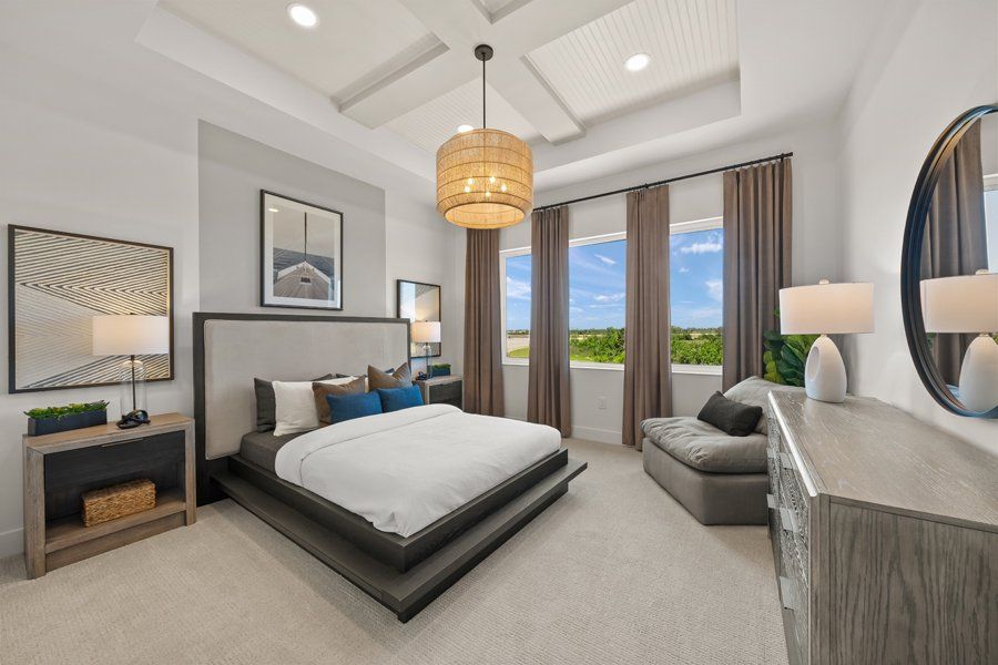 Furnished interior in a model home at Palmera at Wellen Park in Venice (Image 24).