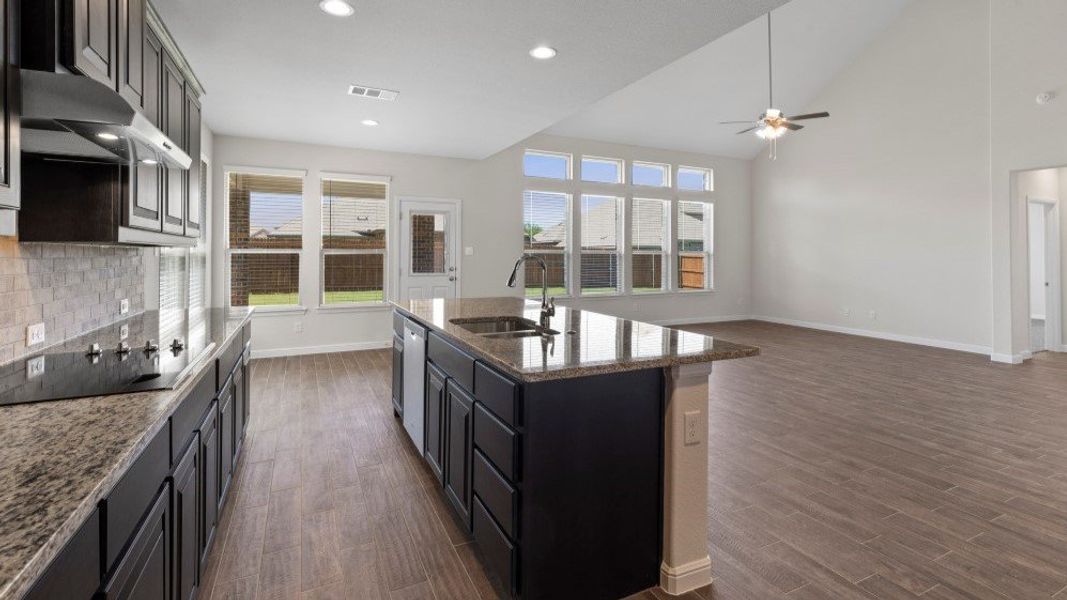 Furnished interior in a model home at Eden Ranch in Arlington (Image 9).