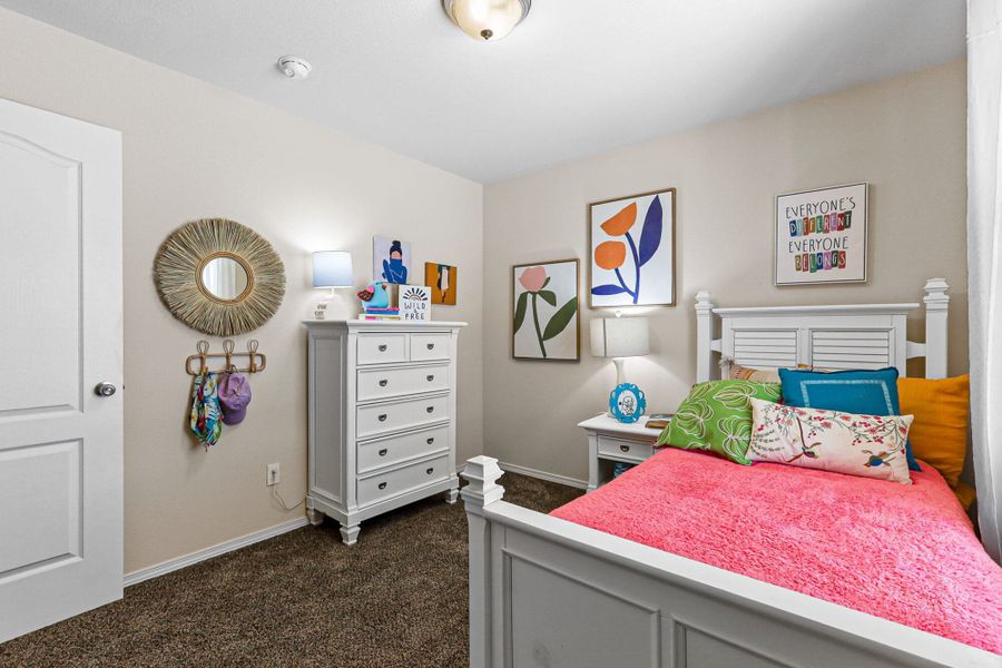 Furnished interior in a model home at Rancho Desierto Bello in Horizon City (Image 4).