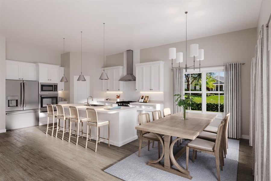 Furnished interior in a model home at Silver Oaks in Port St. Lucie (Image 4).