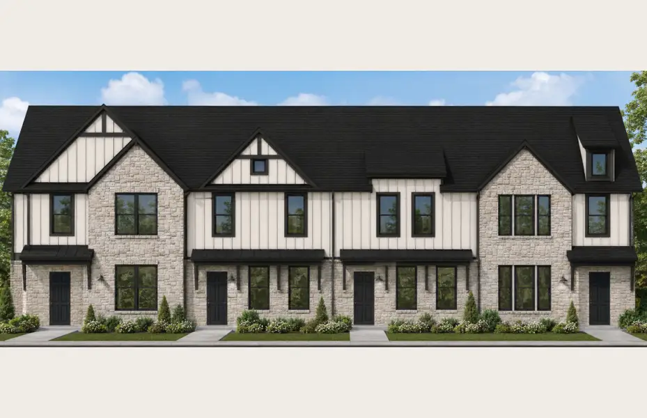 Two and three-story townhomes Two and three-story townhomes