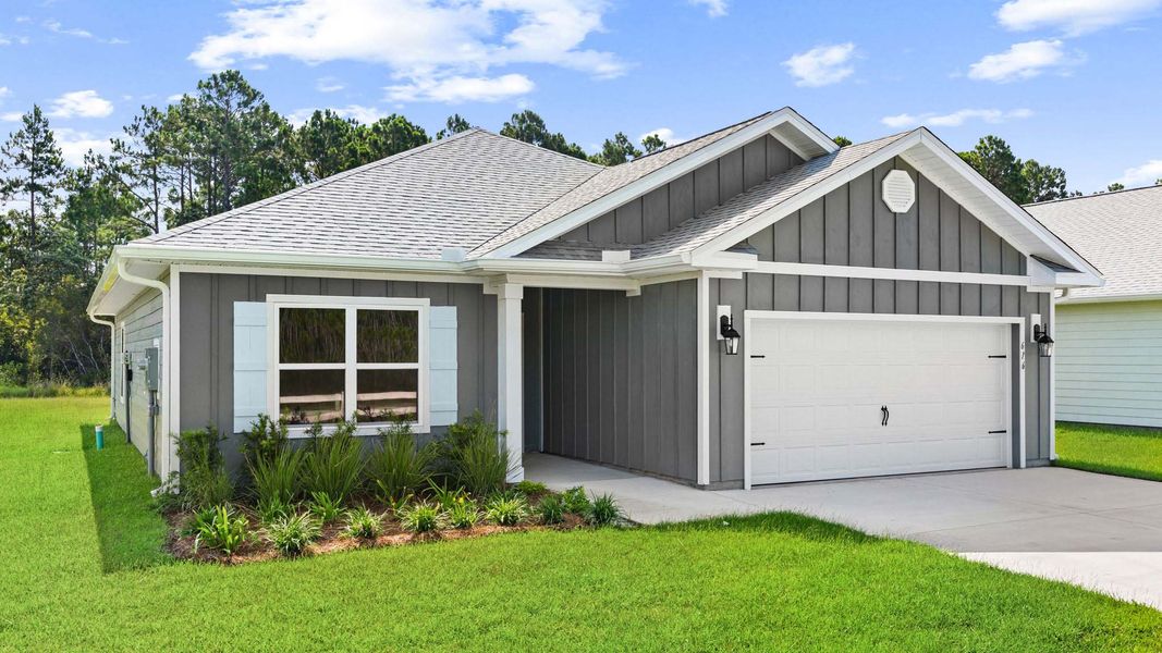 Front exterior of a home in the Buffer Farms community, located in Port Saint Joe, FL (Image 4). Front exterior of a home in the Buffer Farms community, located in Port Saint Joe, FL (Image 4).