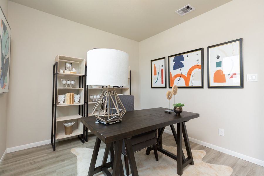 Furnished interior in a model home at Sunrise Cove: Landmark Collection in Texas City (Image 7). Furnished interior in a model home at Sunrise Cove: Landmark Collection in Texas City (Image 7).