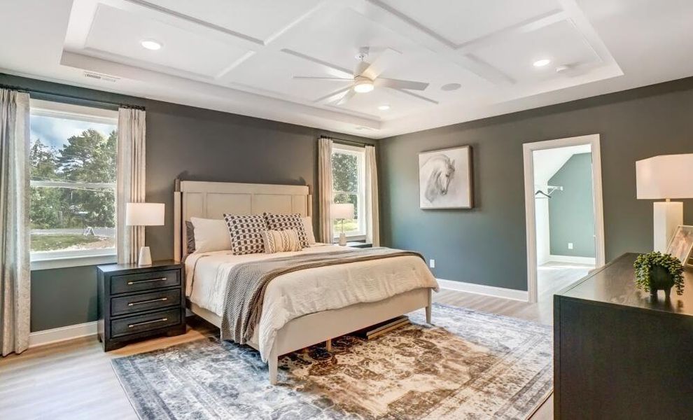 Furnished interior in a model home at Twin Creek in Kernersville (Image 18). Furnished interior in a model home at Twin Creek in Kernersville (Image 18).