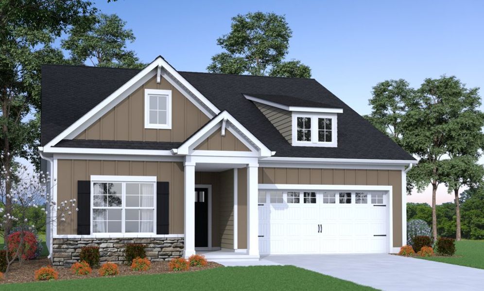 Front exterior of a home in the Nightingale Hills community, located in Lexington, SC (Image 9).