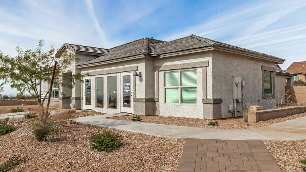 Front exterior of a home in the Tortolita Trails community, located in Marana, AZ (Image 5).