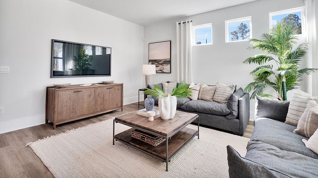 Furnished interior in a model home at Rolling Hills in Bolivia (Image 6). Furnished interior in a model home at Rolling Hills in Bolivia (Image 6).