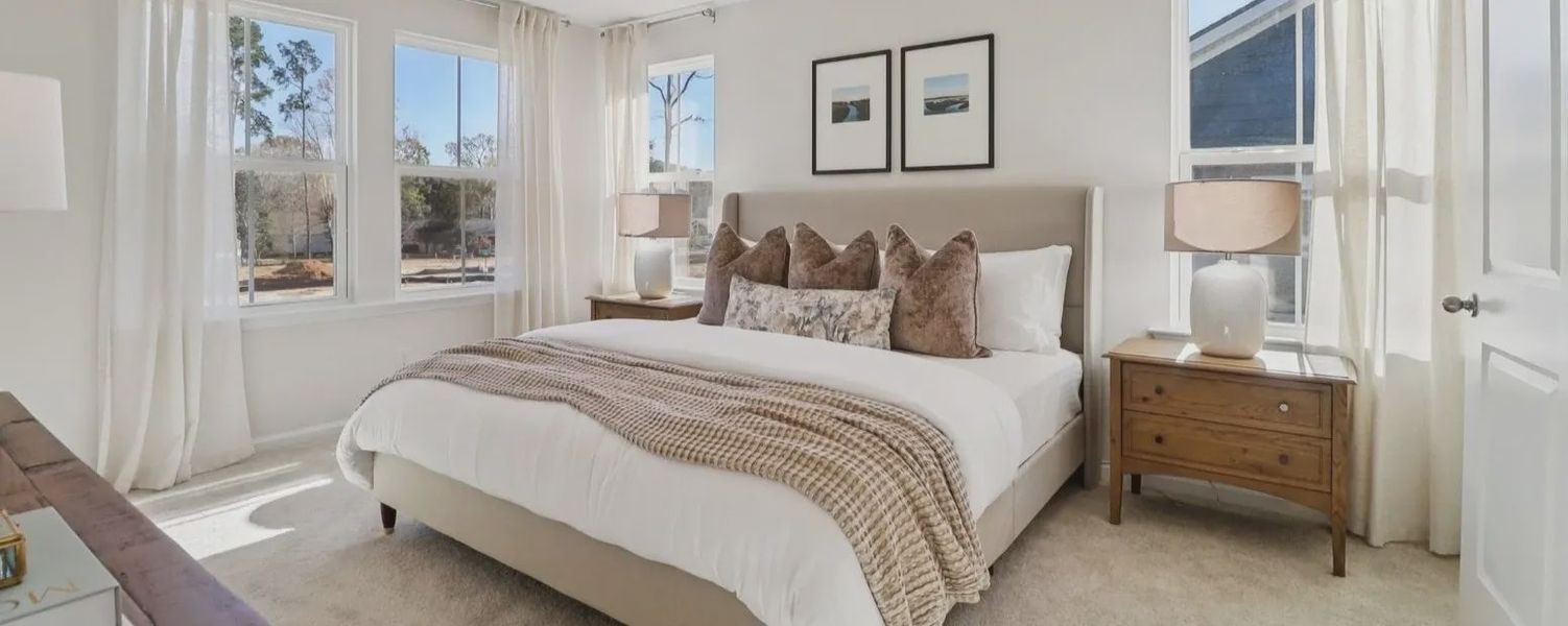 Furnished interior in a model home at Windward Village in Summerville (Image 14).