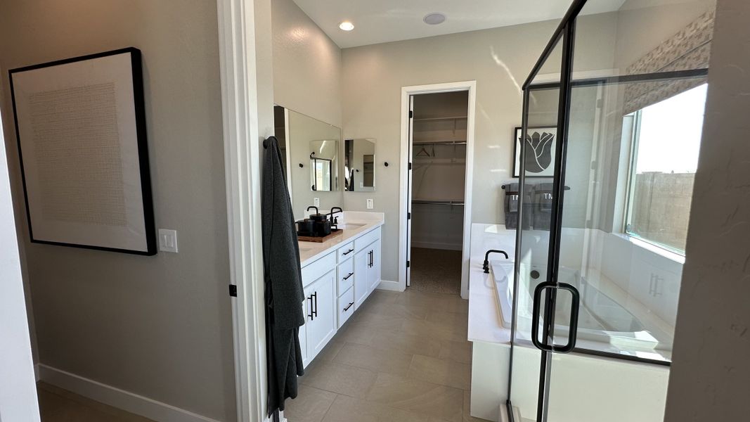 Furnished interior in a model home at Rio Vista at Rancho Mercado in Surprise (Image 9).