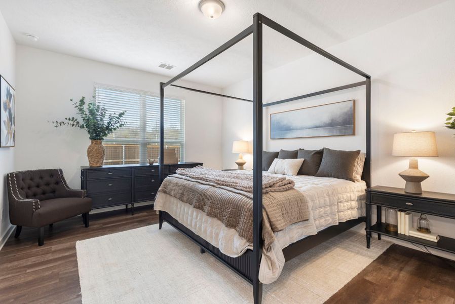 Furnished interior in a model home at Arrowhead Farms in Caldwell (Image 6).
