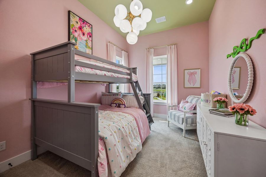 Furnished interior in a model home at Creekside at Elevon in Lavon (Image 28).