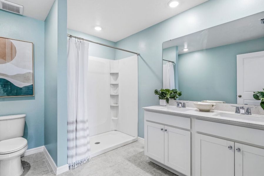 Furnished interior in a model home at Citrus Ridge in Lake Wales (Image 22).