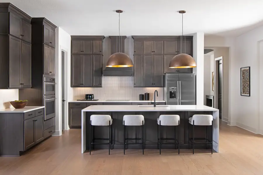 Furnished interior in a model home at The Heritage at Saddlebrook Ranch 70's in Schertz (Image 11).