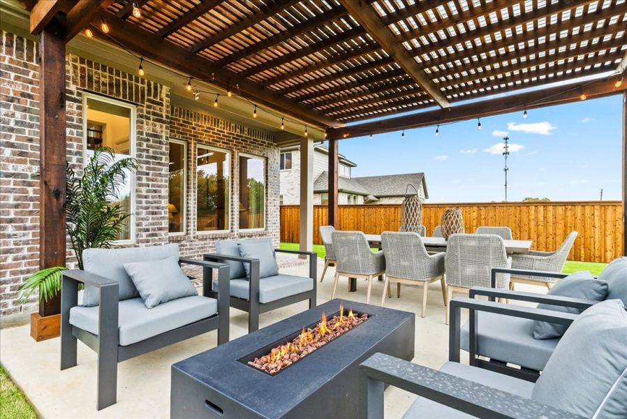 Exterior details of a home in The Reserve at Spiritas Ranch, Little Elm (Image 3).